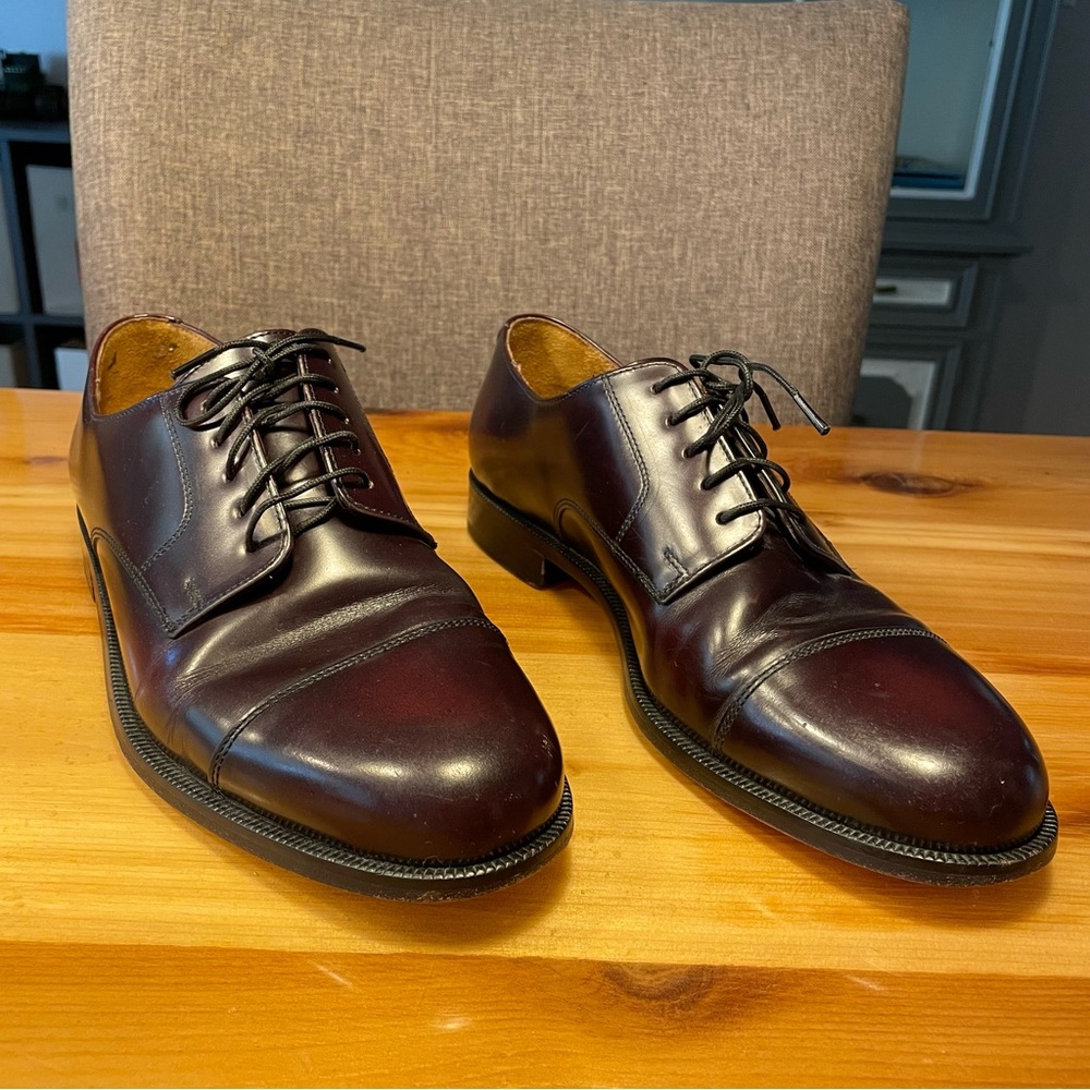 Cole Haan Caldwell Dress Shoes number 08331 Burgundy men’s size 9 1/2 D.